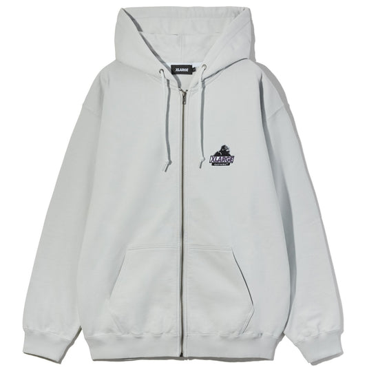 Felpe con cappuccio Unisex XLarge - Slanted Og Zip Hooded Sweatshirt - Grigio