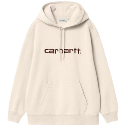 Felpe con cappuccio Donna Carhartt Wip - W' Hooded Carhartt Sweatshirt - Beige