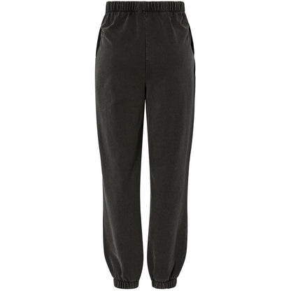 Pantaloni Donna Pieces - Pcchilli Hw Washed Sweat Pants Noos Bc - Nero