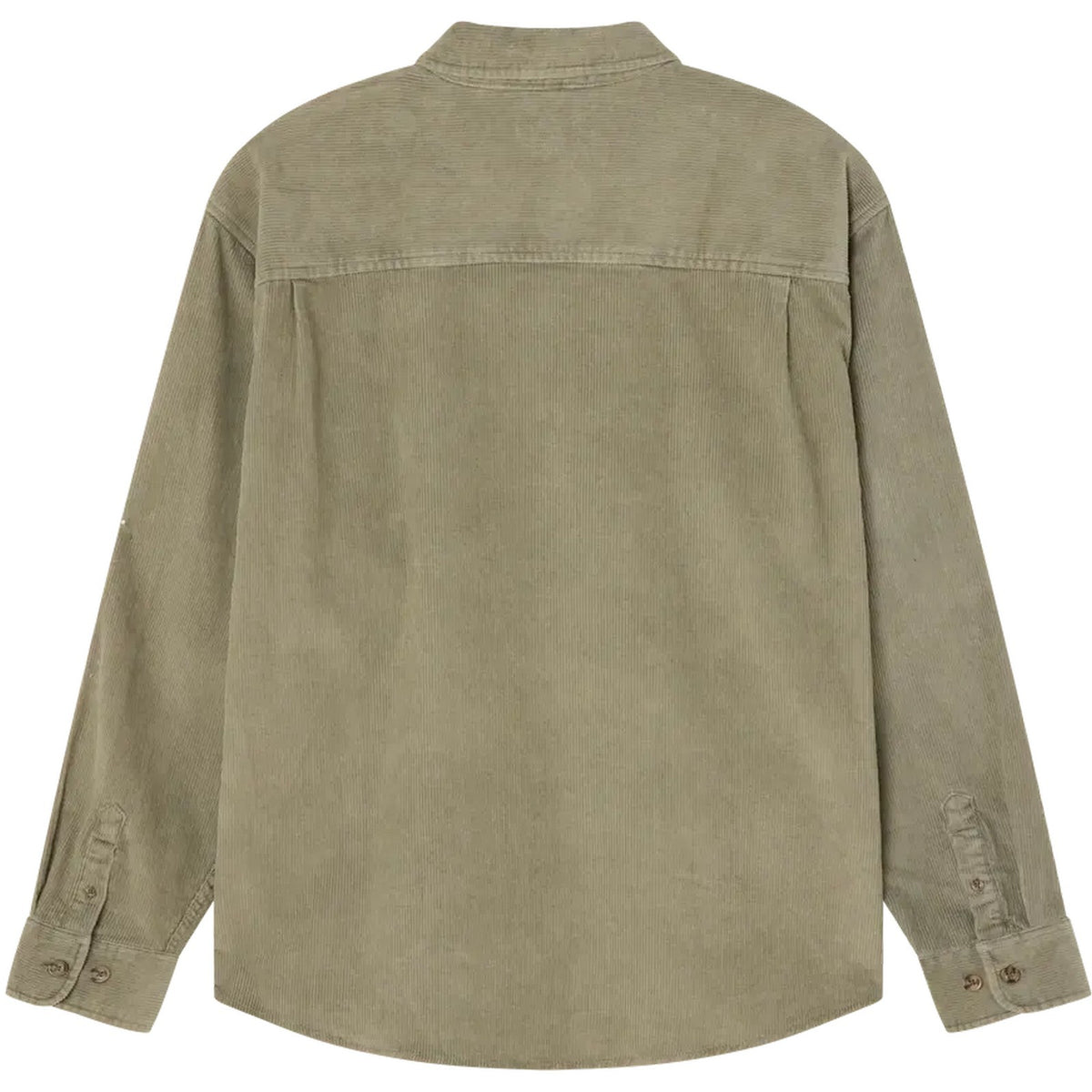Maglie a manica lunga Uomo Obey - Tommy Corduroy Woven Ls - Verde