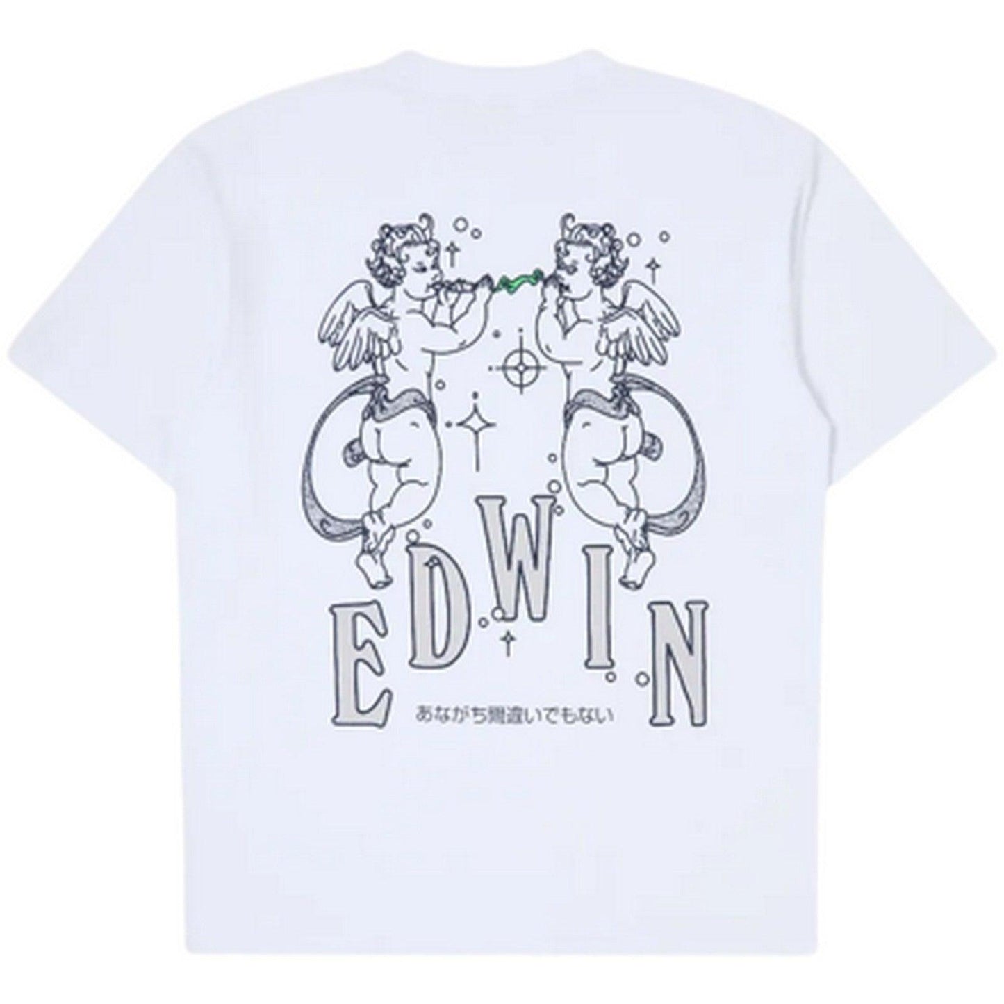 T-shirt Uomo Edwin - Angels Ts - Bianco