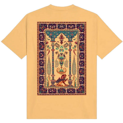 T-shirt Uomo Dolly Noire - Persian Rug Tee - Giallo