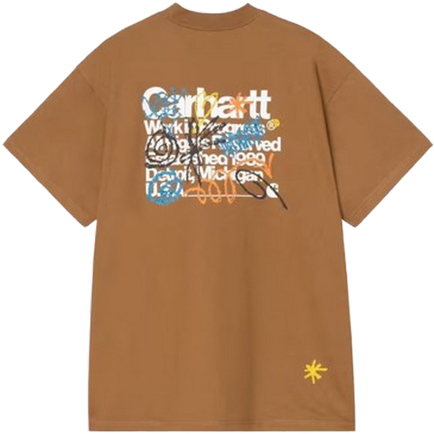 T-shirt Uomo Carhartt Wip - S/S Primary T-Shirt - Marrone