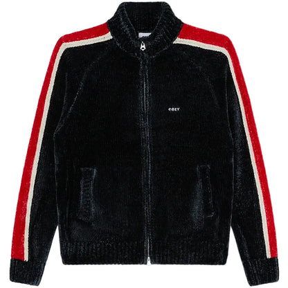 Maglie Uomo Obey - Obey Varen Zip Up Sweater - Blu