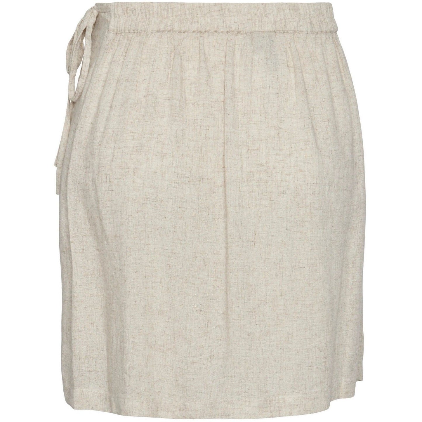 Gonne casual Donna Pieces - Pcpia Linen Mix Mw Wrap Skirt Wvn Noos - Grigio