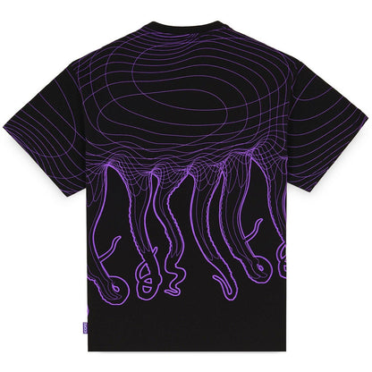 T-shirt Uomo Octopus - Evangelion – EVA 01 Flowing Octopus Tee - Nero