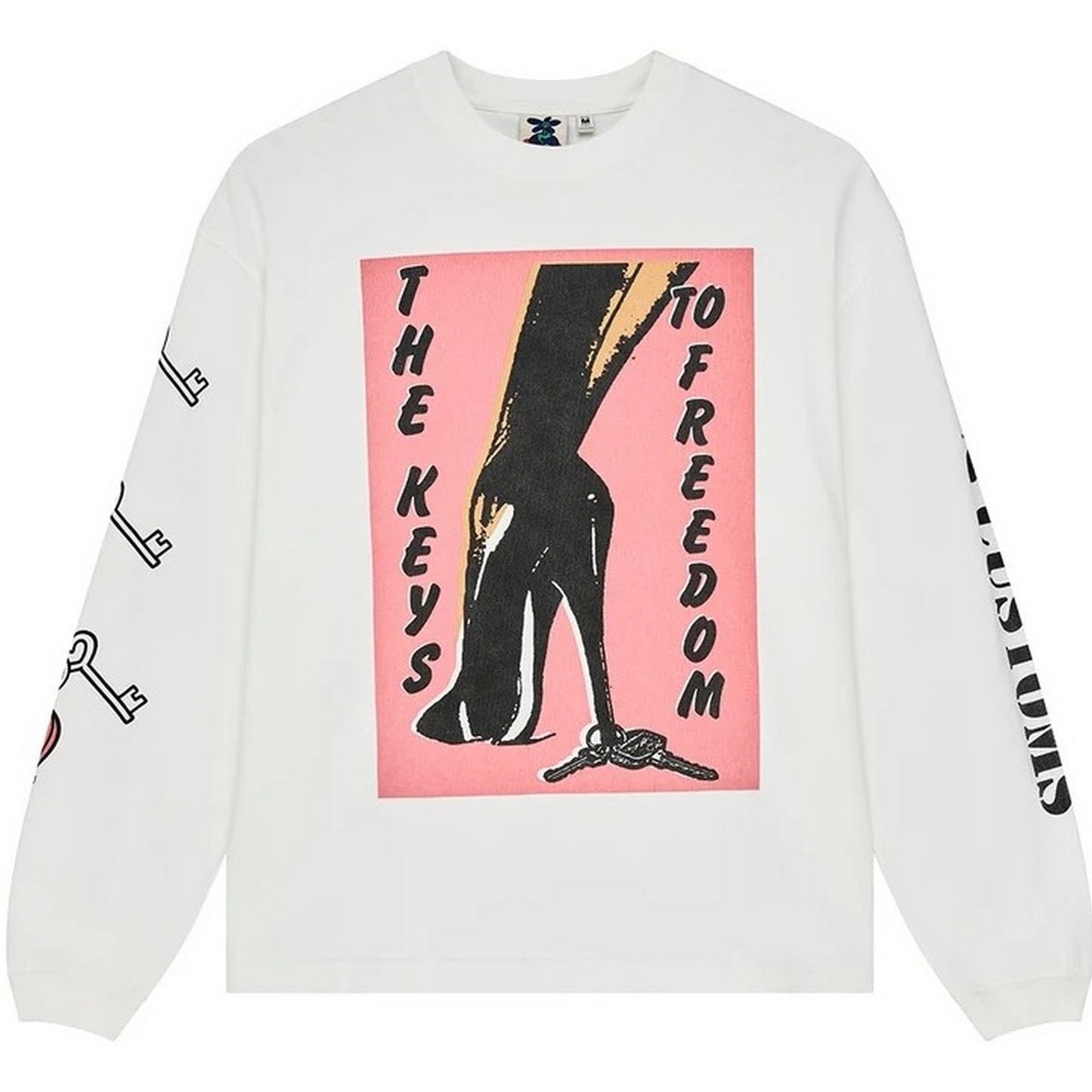 Maglie a manica lunga Uomo Deus Ex Machina - Locket Os Ls Tee - Bianco