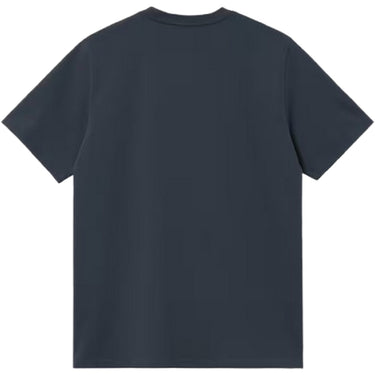 T-shirt Uomo Carhartt Wip - S/S Script Embroidery T-Shirt - Blu