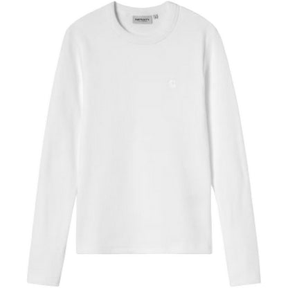 T-shirt Donna Carhartt Wip - W' L/S Philipa T-Shirt - Bianco