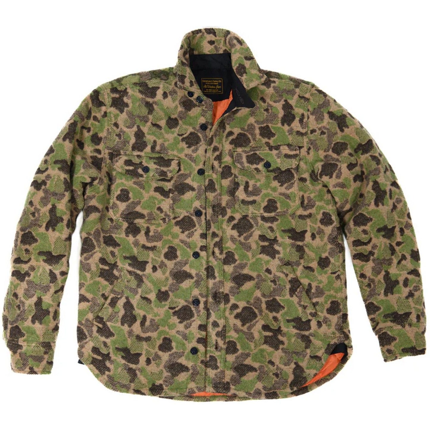 Camicie casual Uomo Chesapeake's - Wool padded shirt CPO frogskin - Multicolore