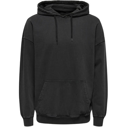 Felpe con cappuccio Uomo Only & Sons - Onscreative Rlx Washed Hoodie Noos - Nero
