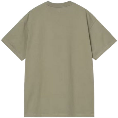 T-shirt Uomo Carhartt Wip - S/S Barbwire C T-Shirt - Verde