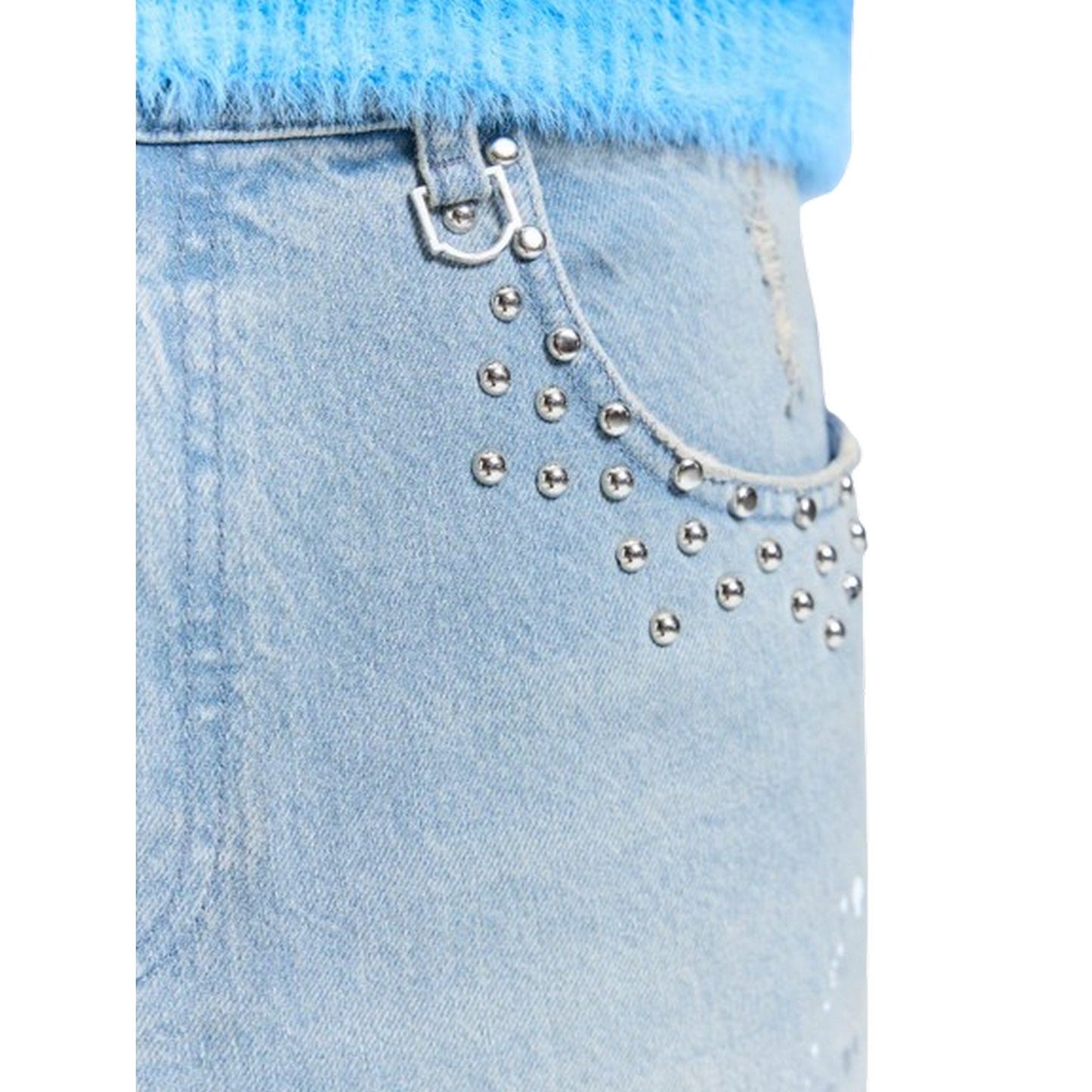 Jeans Unisex Reternity - Studded Denim - Blu