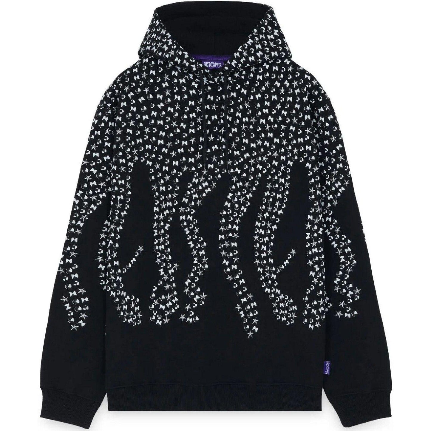 Felpe con cappuccio Uomo Octopus - Octopus Studs Hoodie - Nero