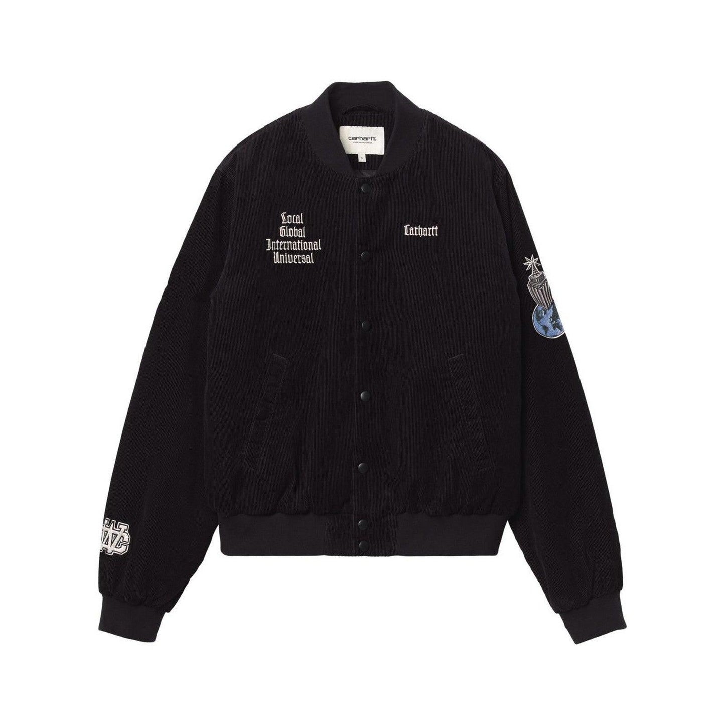 Giacche Donna Carhartt Wip - W' Letterman Jacket - Nero