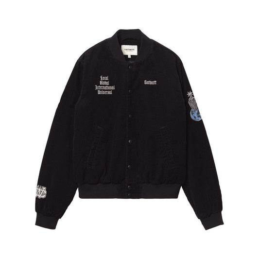 Giacche Donna Carhartt Wip - W' Letterman Jacket - Nero