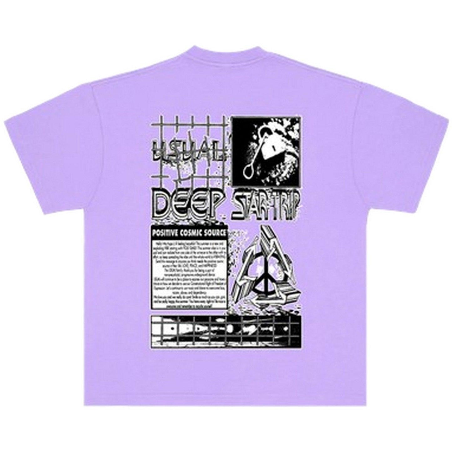T-shirt Uomo Usual - Star Trip T-Shirt - Viola