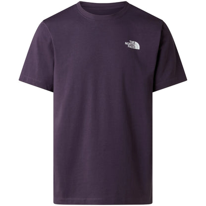 T-shirt Uomo The North Face - M Evolution Box Nse Regular Short Sleeve - Viola