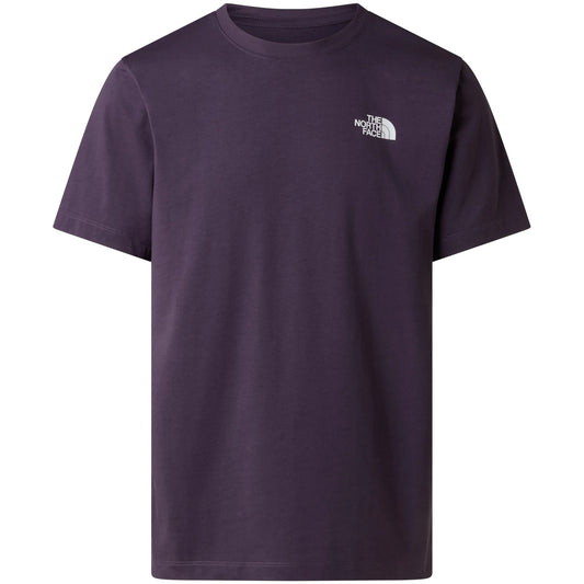 T-shirt Uomo The North Face - M Evolution Box Nse Regular Short Sleeve - Viola
