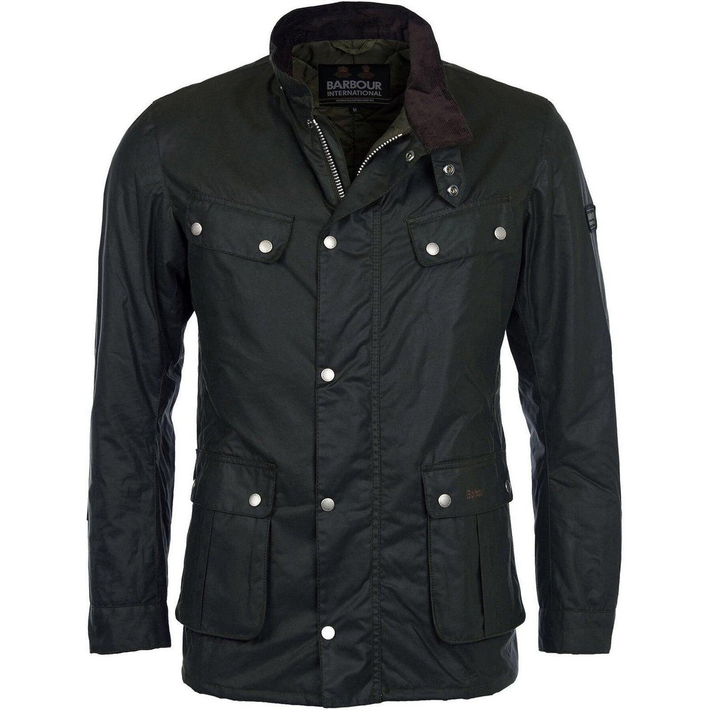 Giacche Uomo Barbour International - Duke Wax Jacket - Verde