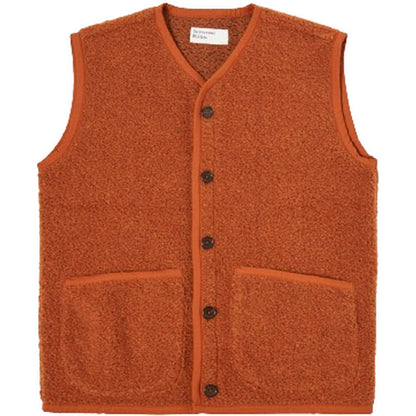 Gilet Uomo Universal Works - Lancaster Gilet - Marrone