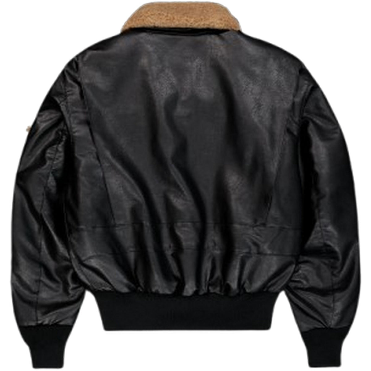 Giubbotti Uomo Alpha Industries - G-1 Devils Brigade Faux Leather Bomber Jacket - Nero