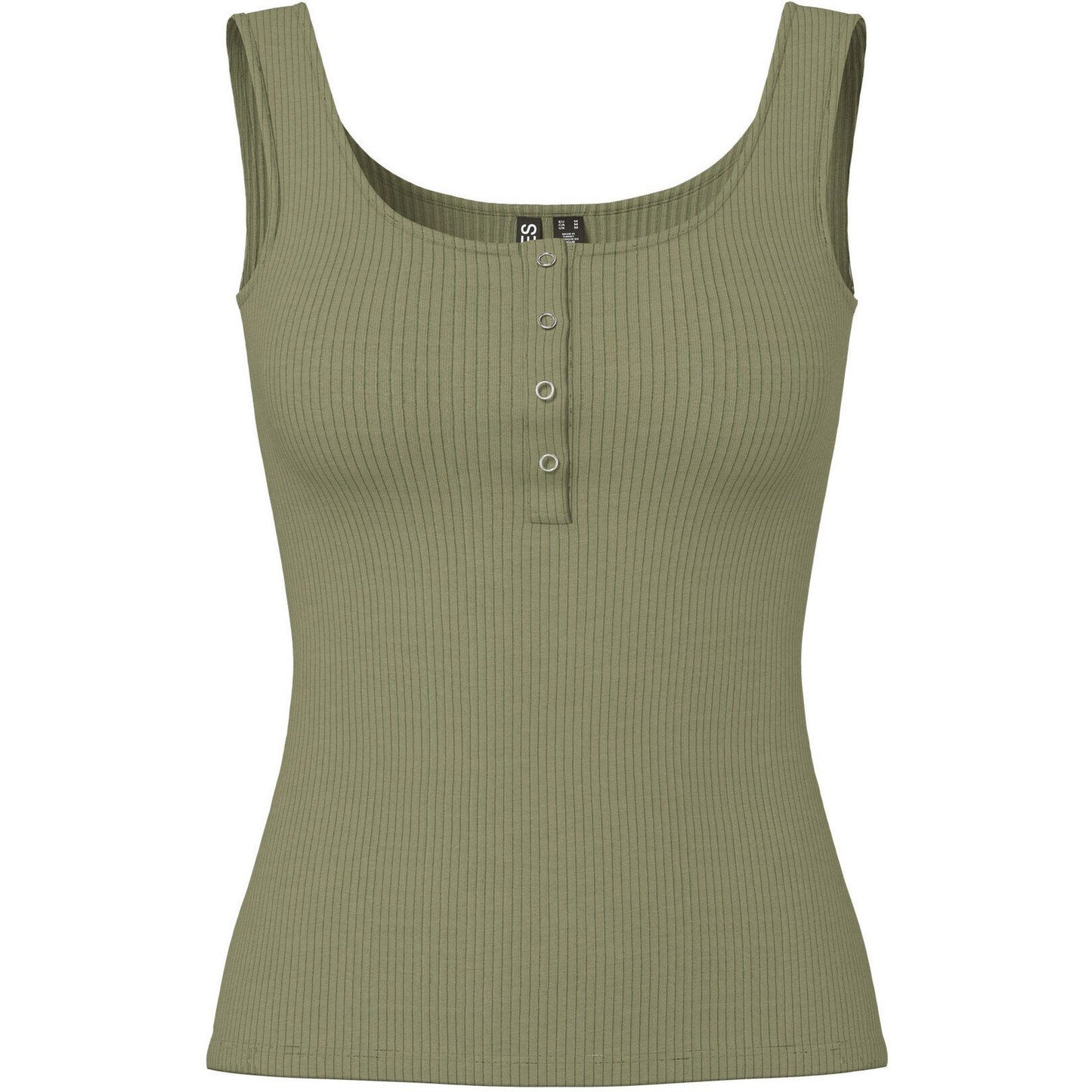 Canotte e top Donna Pieces - Pckitte Tank Top Noos Bc - Verde