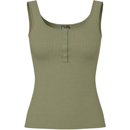 Canotte e top Donna Pieces - Pckitte Tank Top Noos Bc - Verde