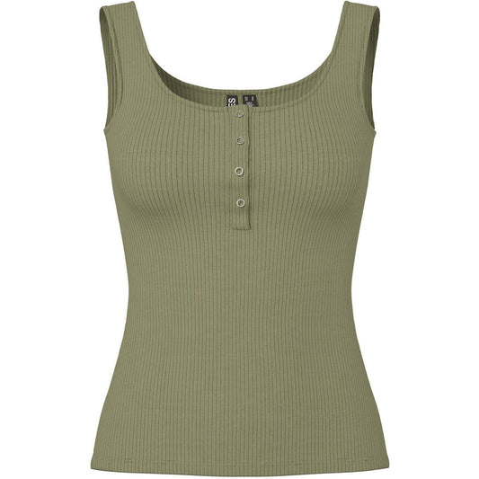 Canotte e top Donna Pieces - Pckitte Tank Top Noos Bc - Verde