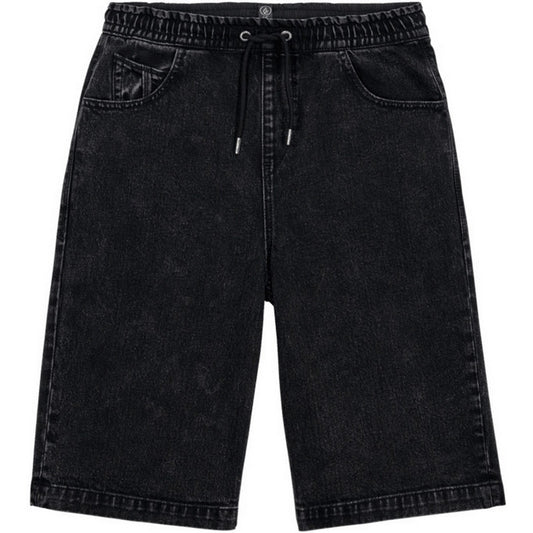 Pantaloncini Ragazzo Volcom - Freazy Loose Denim Ew Short - Nero