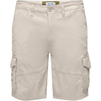 Pantaloncini Uomo Only & Sons - Onsdean-Mike Life 0032 Cargo Shorts - Beige