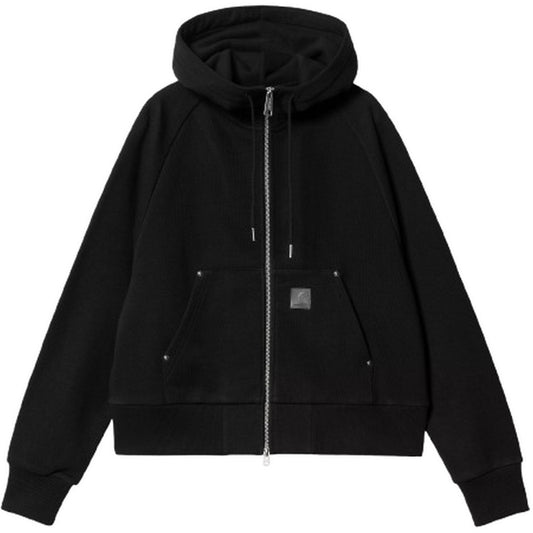 Felpe con cappuccio Donna Carhartt Wip - W' Hooded Eldon Jacket - Nero