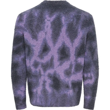 Maglioni Uomo Only & Sons - Onsdale Life Rlx Ls Tie Dye Knit - Viola