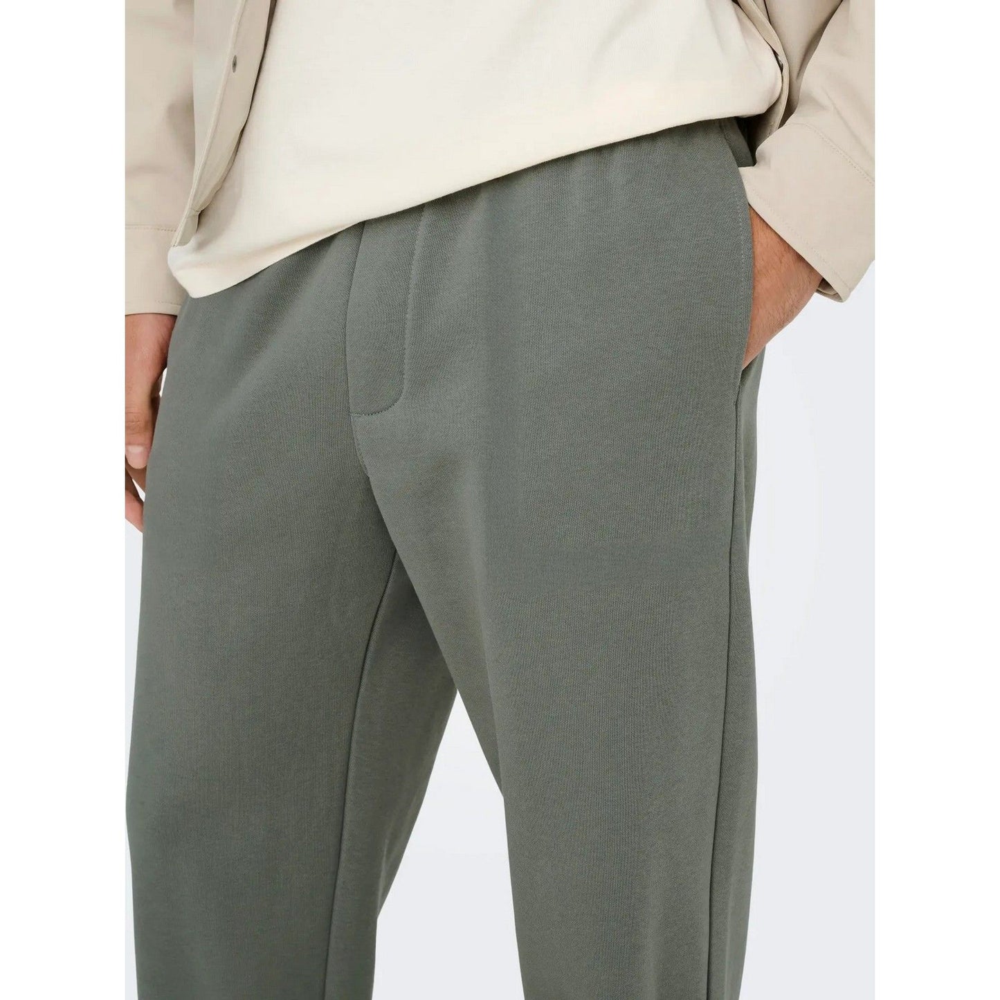 Pantaloni Uomo Only & Sons - Onsconnor Life Rlx Pants Sweat Noos - Grigio
