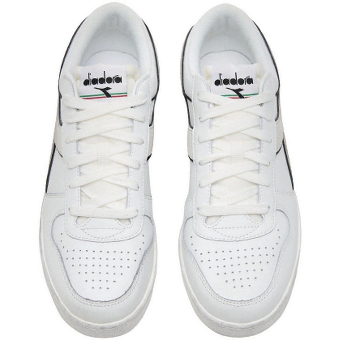 Sneaker Unisex Diadora - Magic Basket Low Icona Leather - Bianco