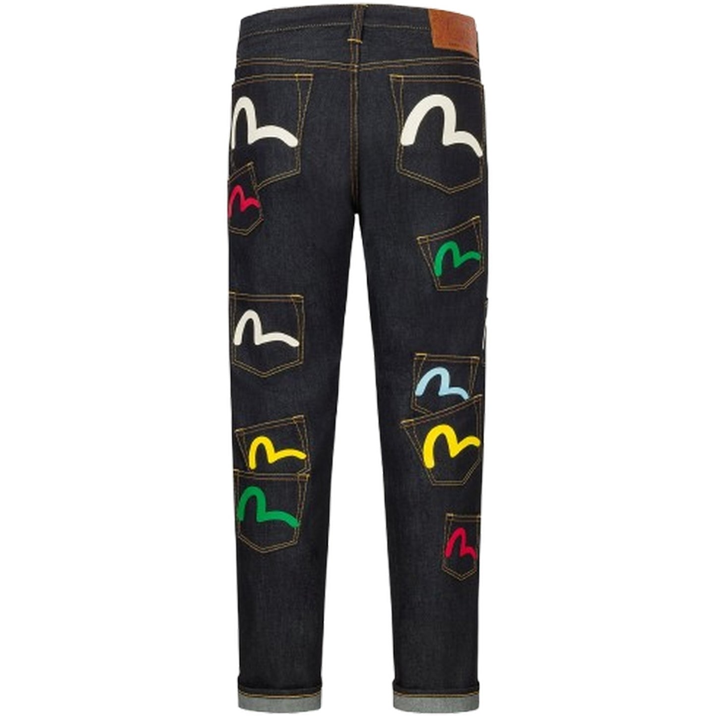 Jeans Uomo Evisu - Ht, Multi Pocket Denim Jeans - Nero