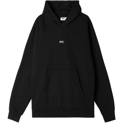 Felpe con cappuccio Donna Obey - Obey Lower Case 2 Basic Hooded Fleece - Nero