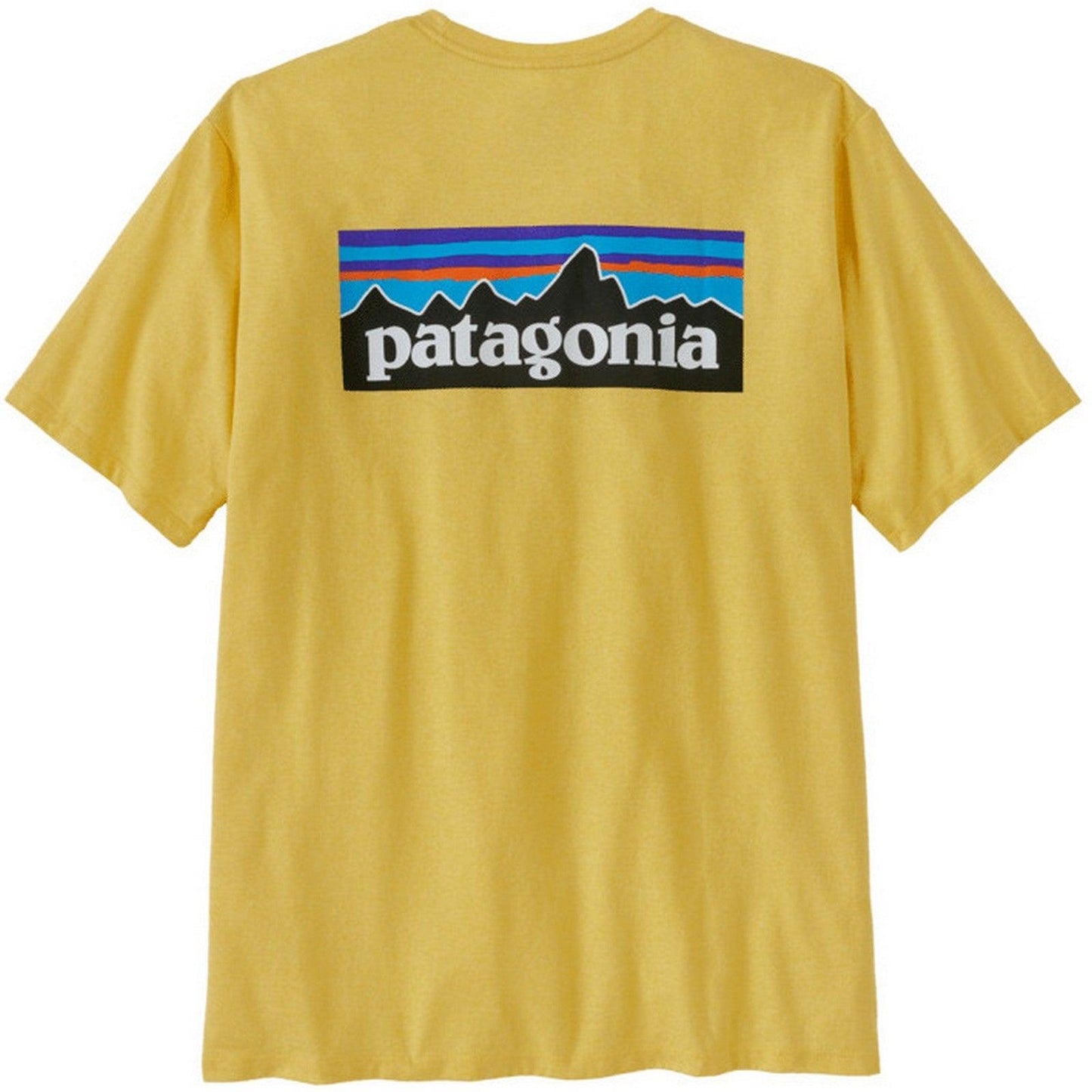 T-shirt Uomo Patagonia - M's P-6 Logo Responsibili-Tee - Giallo