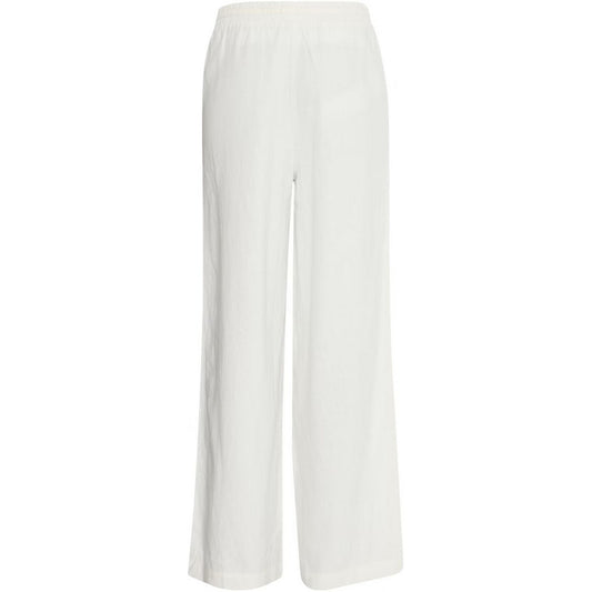 Pantaloni Donna Ichi - Ihlinno Pa Fl - Bianco