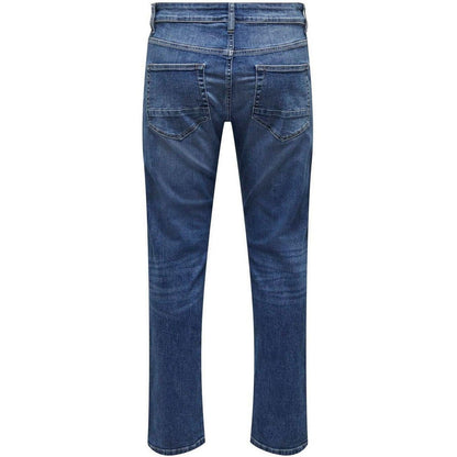 Jeans Uomo Only & Sons - Onsweft Reg. Mb 6755 Mat Dnm Noos - Blu