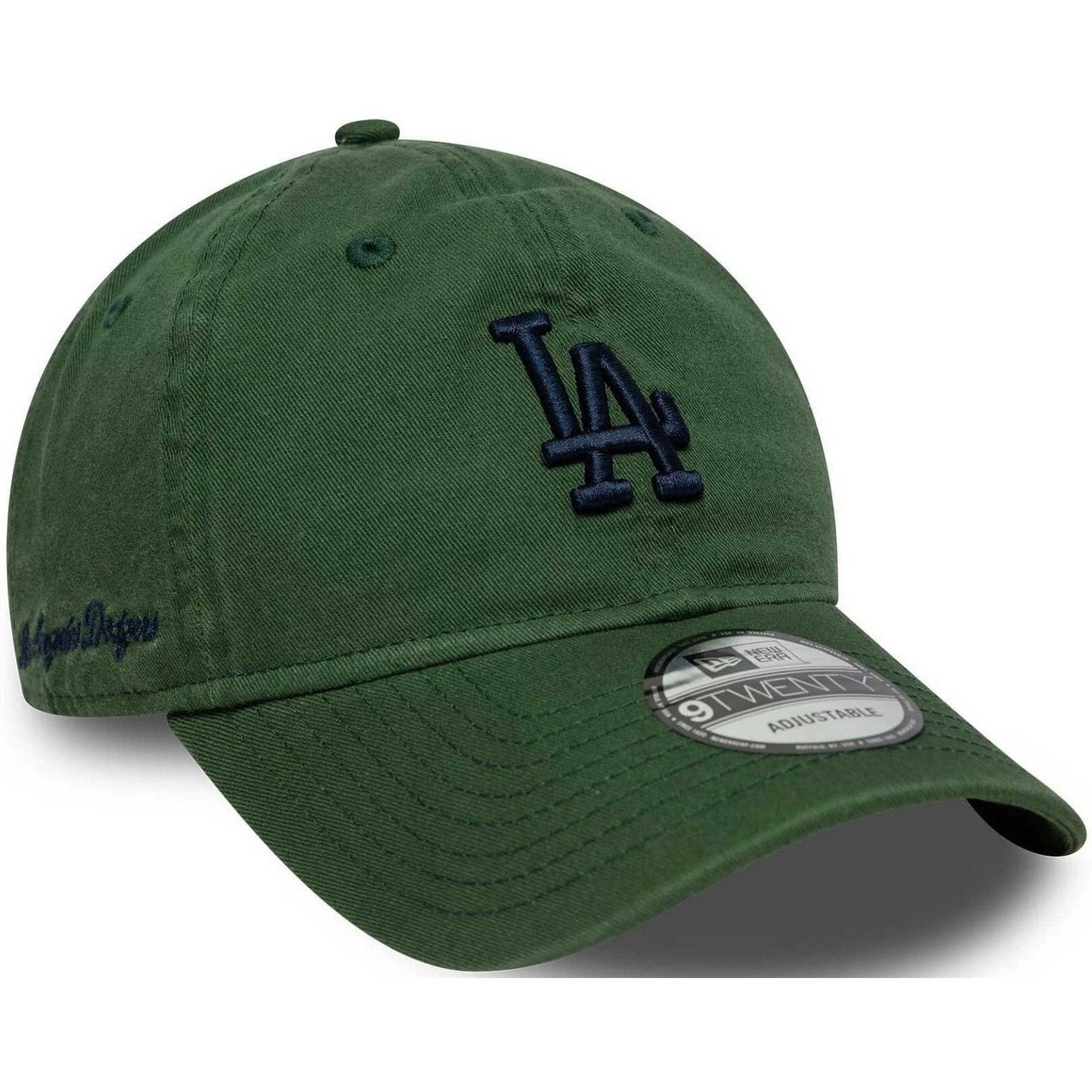 Cappellini da baseball Uomo New Era - Washed Script 9Twenty - Verde