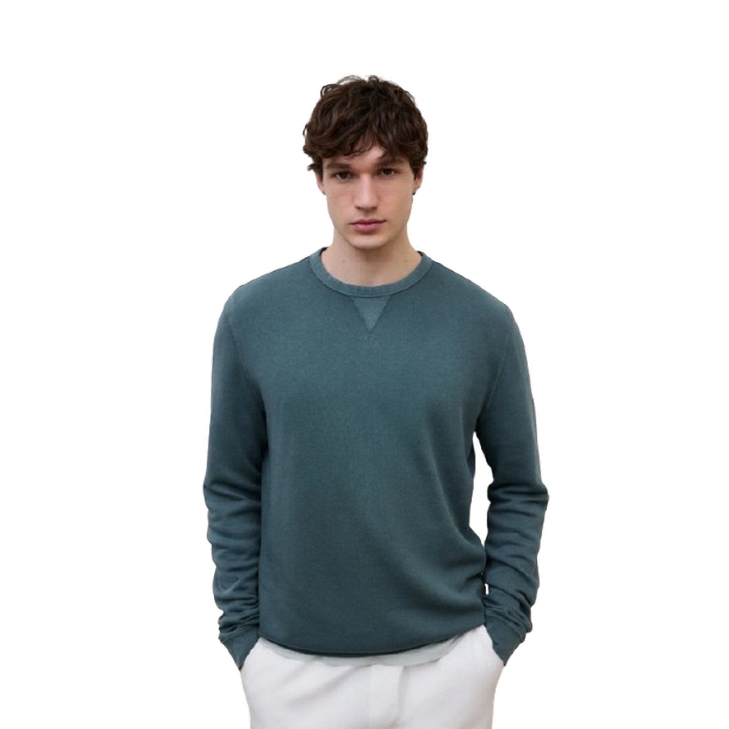 Felpe senza cappuccio Uomo Ecoalf - Gola Sweatshirt Man - Verde