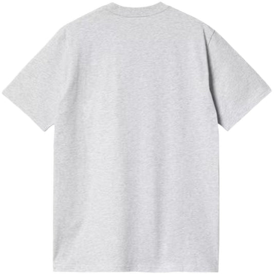 T-shirt Uomo Carhartt Wip - S/S Script T-Shirt - Grigio