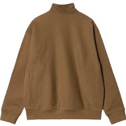 Felpe senza cappuccio Uomo Carhartt Wip - Half Zip American Script Sweat - Marrone