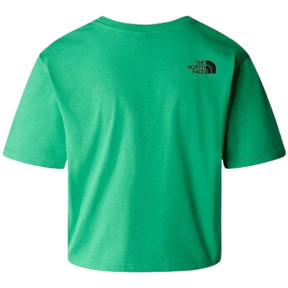 T-shirt Donna The North Face - W S/S Cropped Fine Tee - Verde