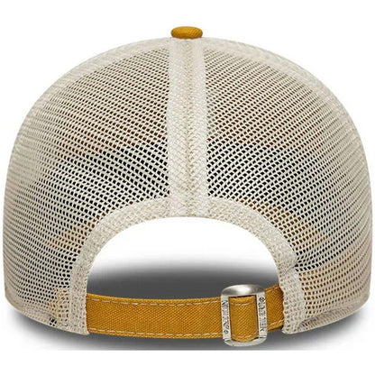 Cappellini da baseball Unisex New Era - Cotton Canv 9Twenty Trucker - Giallo