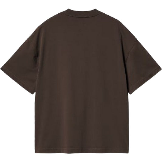 T-shirt Uomo Carhartt Wip - S/S Signature Script T-Shirt - Marrone