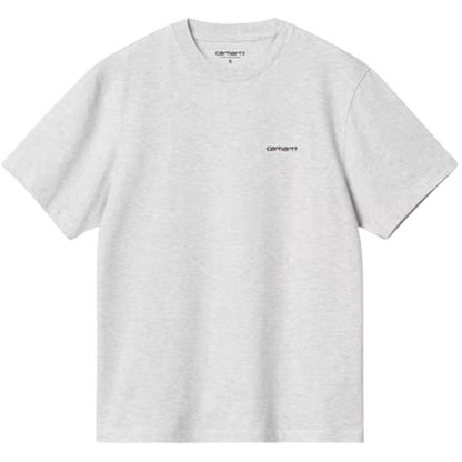 T-shirt Donna Carhartt Wip - W' S/S Script Embroidery T-S - Grigio
