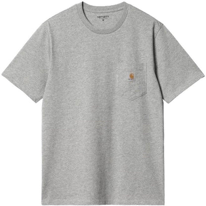 T-shirt Uomo Carhartt Wip - S/S Pocket T-Shirt - Grigio