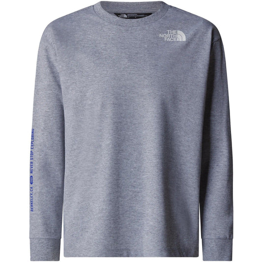 Maglie a manica lunga Ragazzi Unisex The North Face - Teen Varsity Graphic Oversize L/S Tee - Grigio